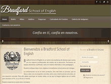 Tablet Screenshot of bradfordschool.es